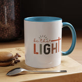 Matthew 5:14-16 "Be The Light" Accent Coffee Mug - Inspirational 11/15oz