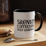 Mug Silently Correcting Your Grammar