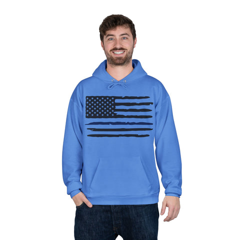 Hoodie Sweatshirt - Thin Blue Line - I Back The Blue