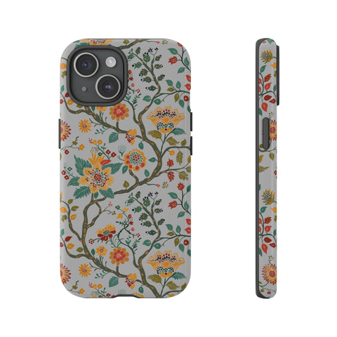 Indian Traditional Ornament Floral Design Tough Phone Case