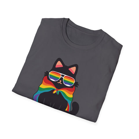 Ally Cat T-Shirt - support PRIDE