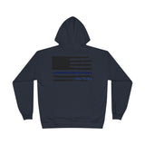 Hoodie Sweatshirt - Thin Blue Line - I Back The Blue