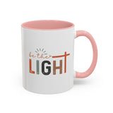 Matthew 5:14-16 "Be The Light" Accent Coffee Mug - Inspirational 11/15oz