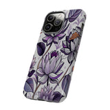 Purple Lotus Tough Case for Most Phones - Stylish & Durable