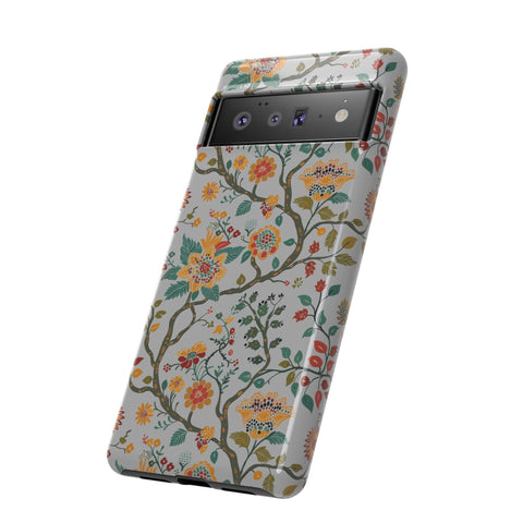 Indian Traditional Ornament Floral Design Tough Phone Case