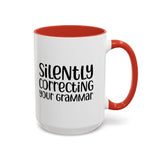 Mug Silently Correcting Your Grammar