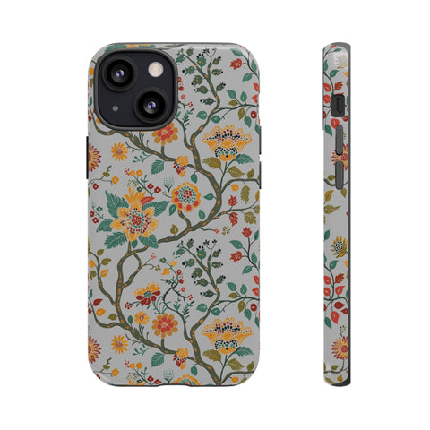 Indian Traditional Ornament Floral Design Tough Phone Case