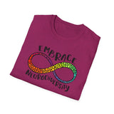 Embrace Neurodiversity Unisex T-Shirt - Celebrate Inclusivity & Awareness