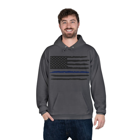 Hoodie Sweatshirt - Thin Blue Line - I Back The Blue