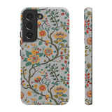 Indian Traditional Ornament Floral Design Tough Phone Case