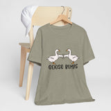 Funny Geese Fist Bumping Unisex Short Sleeve Tee