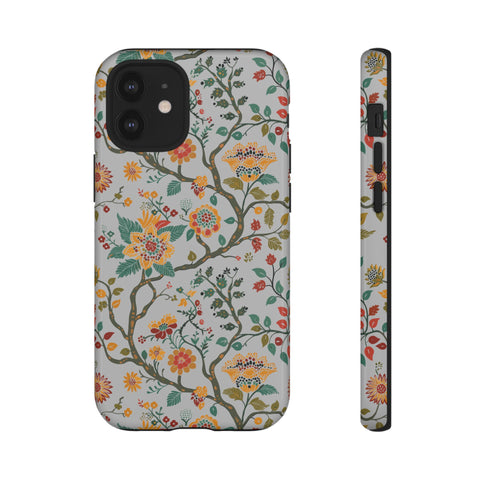 Indian Traditional Ornament Floral Design Tough Phone Case