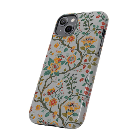 Indian Traditional Ornament Floral Design Tough Phone Case