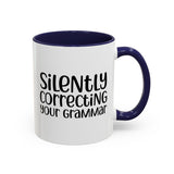 Mug Silently Correcting Your Grammar