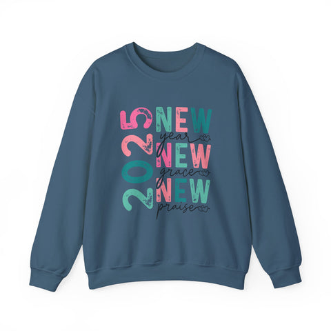 Christian Unisex Crewneck Sweatshirt - New Year, New Grace, New Praise