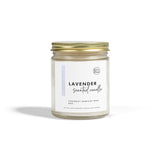 Lavender Scented Candles | Coconut Apricot Wax (4oz, 9oz)