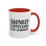 Mug Silently Correcting Your Grammar