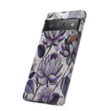 Purple Lotus Tough Case for Most Phones - Stylish & Durable