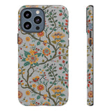 Indian Traditional Ornament Floral Design Tough Phone Case