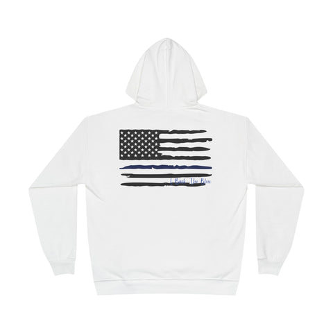 Hoodie Sweatshirt - Thin Blue Line - I Back The Blue