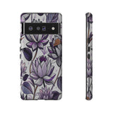 Purple Lotus Tough Case for Most Phones - Stylish & Durable