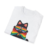 Ally Cat T-Shirt - support PRIDE