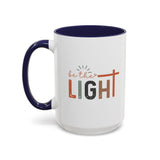 Matthew 5:14-16 "Be The Light" Accent Coffee Mug - Inspirational 11/15oz