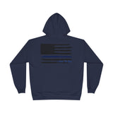 Hoodie Sweatshirt - Thin Blue Line - I Back The Blue