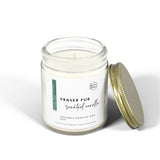 Fraser Fur Coconut Scented Candle | Coconut Apricot Wax (4oz, 9oz)