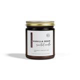 Vanilla Bean Scented Candles | Coconut Apricot Wax (4oz, 9oz)