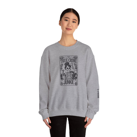 True Crime Junkie Tarot Card Sweatshirt