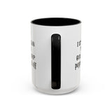 Funny Accent Coffee Mug - "I Try to Contain My Crazy" - Gift for Coffee Lovers