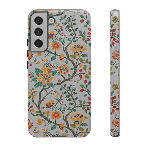 Indian Traditional Ornament Floral Design Tough Phone Case