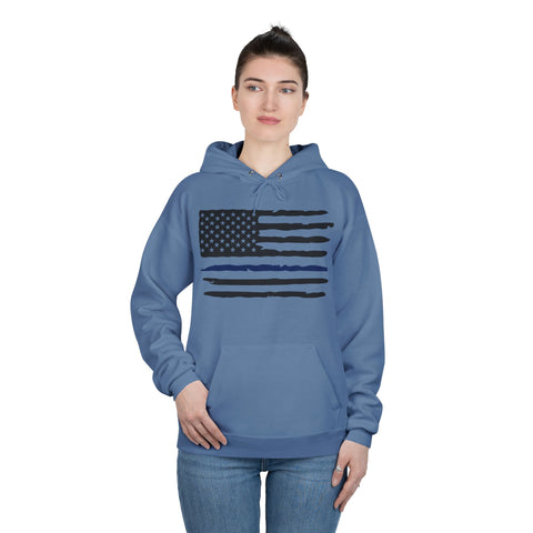 Hoodie Sweatshirt - Thin Blue Line - I Back The Blue