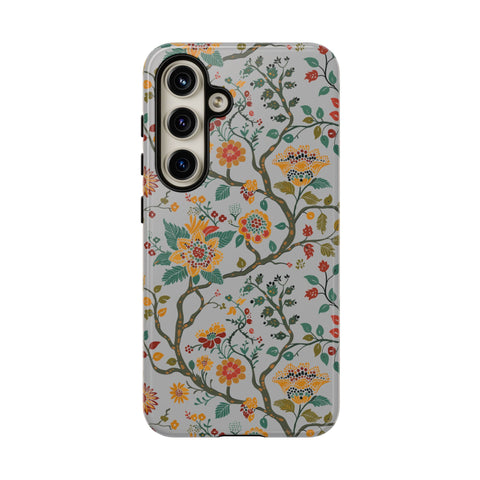 Indian Traditional Ornament Floral Design Tough Phone Case