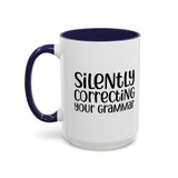 Mug Silently Correcting Your Grammar