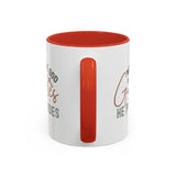 Inspirational Accent Coffee Mug - Where God Guides He Provides - Perfect for Gift Giving and Daily Motivation