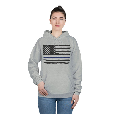 Hoodie Sweatshirt - Thin Blue Line - I Back The Blue