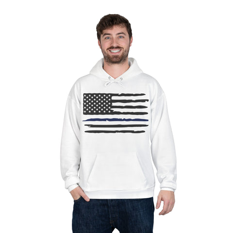 Hoodie Sweatshirt - Thin Blue Line - I Back The Blue