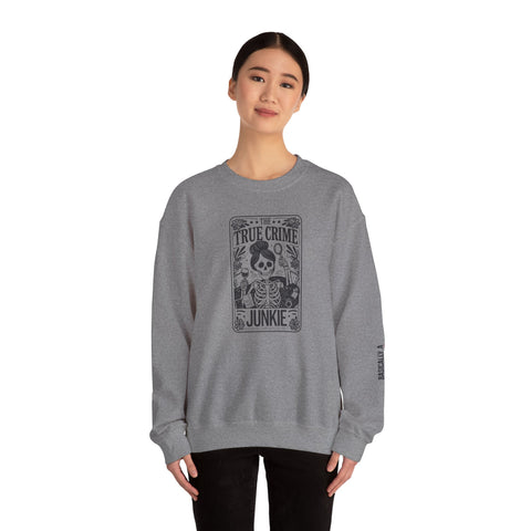 True Crime Junkie Tarot Card Sweatshirt