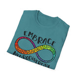 Embrace Neurodiversity Unisex T-Shirt - Celebrate Inclusivity & Awareness