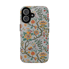 Indian Traditional Ornament Floral Design Tough Phone Case