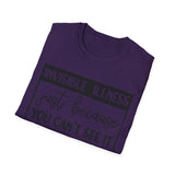 Fibromyalgia Awareness - Invisible Illness T-Shirt