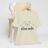 Funny Geese Fist Bumping Unisex Short Sleeve Tee