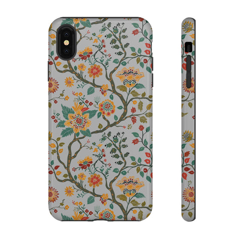 Indian Traditional Ornament Floral Design Tough Phone Case