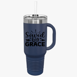 Insulated Travel Mug - Saved by Grace, 40oz