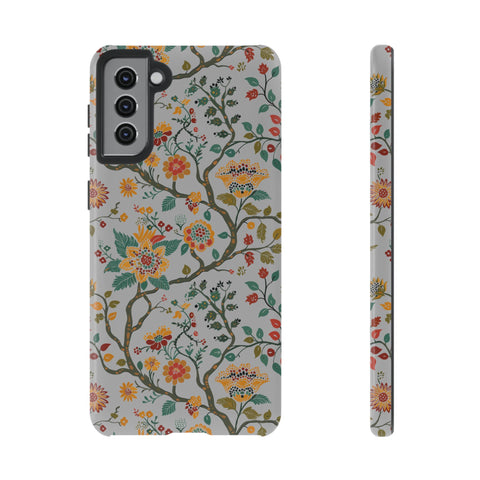 Indian Traditional Ornament Floral Design Tough Phone Case