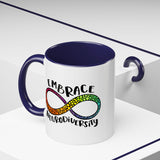 Embrace Neurodiversity Accent Coffee Mug - Colorful Design for Awareness