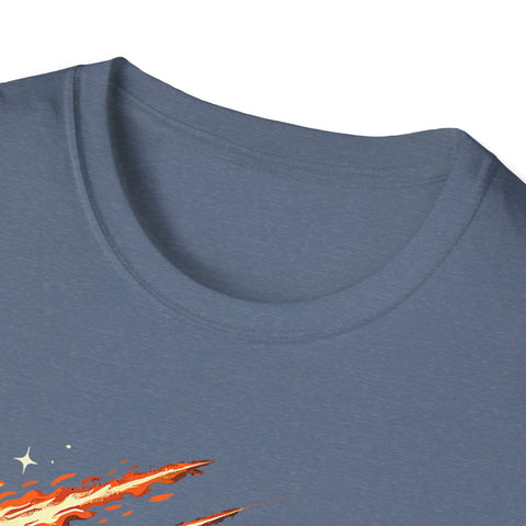 T-Shirt - Star Getting Brighter Funny Dinosaur Design