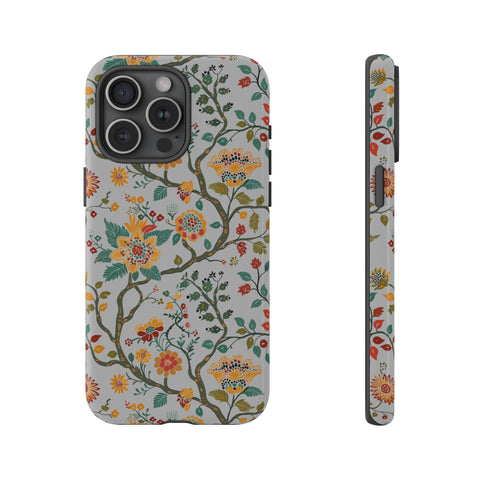 Indian Traditional Ornament Floral Design Tough Phone Case